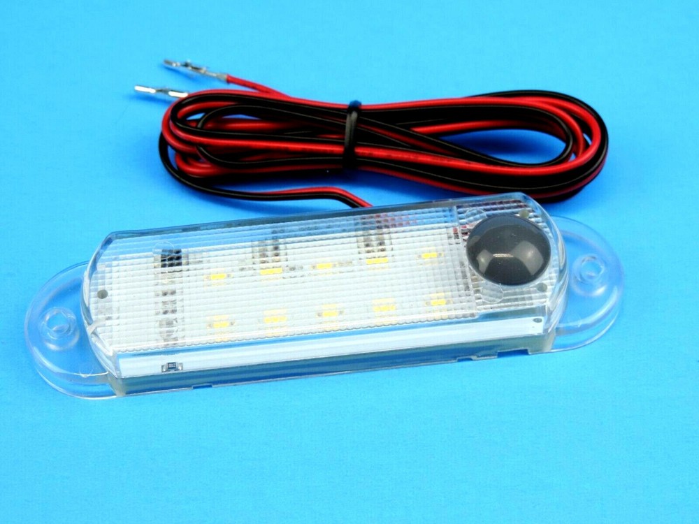 Truck cap 12v led cargo dome light w+on/off switch leer a&a forest river Aliner