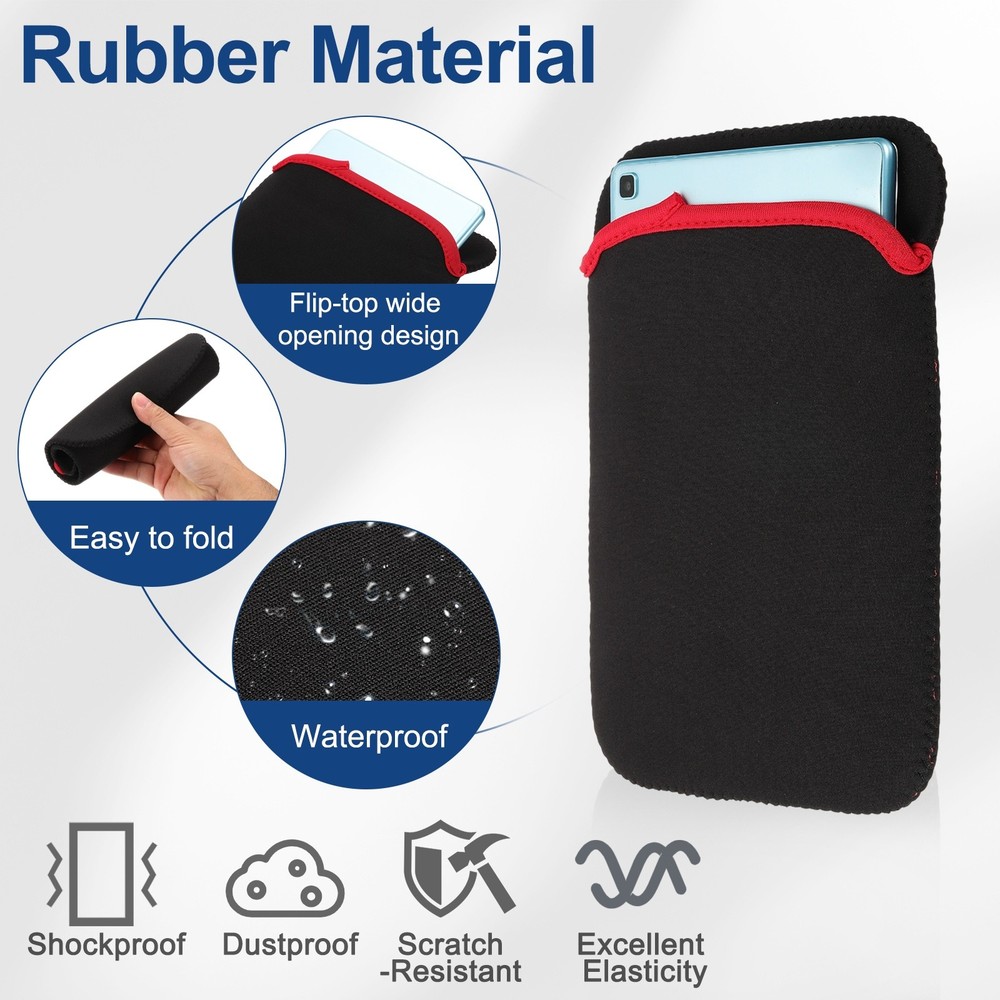 Laptop Case Computer Sleeve Universal for 9" Notebook Red-Black