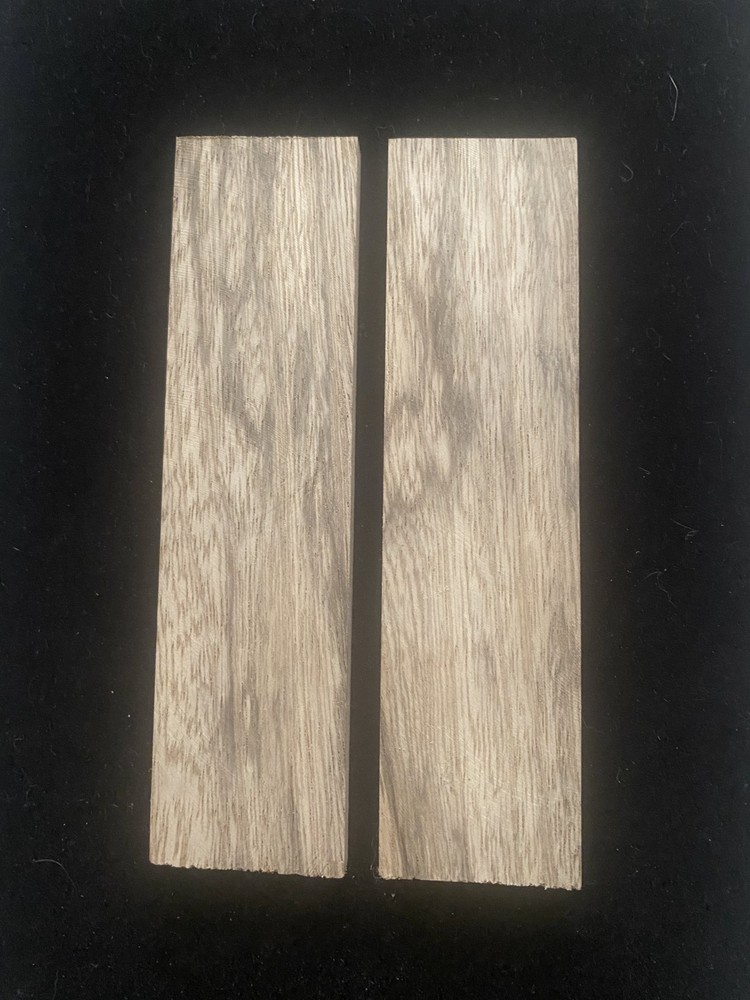 Black Limba Knife Handle Scales