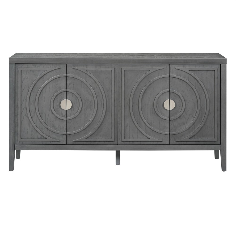 Sideboard Kitchen Buffet Storage Cabinet with 2 Door and Adjustable Shelves