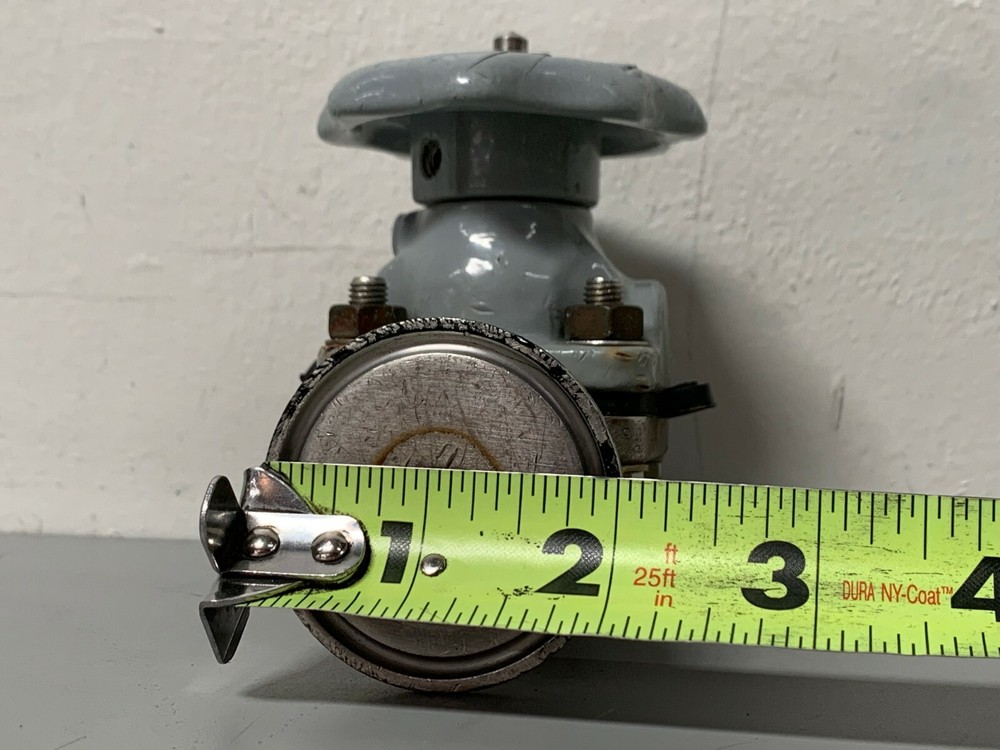 ITT CF3M H2 Diaphragm Valve w/ 1/2" Sanitary Fitting & 2" OD