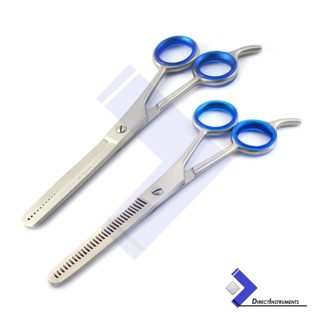 Plain Barber Single & Double Thinning Scissor Salon Hair Cutting Dressing Shears