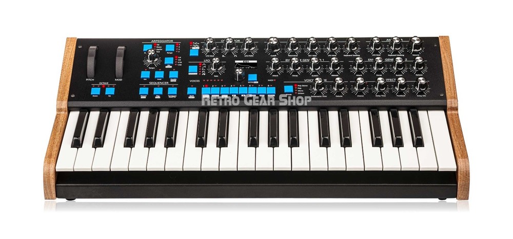 GS Music Bree6 Keyboard Polyphonic Analog Synthesizer Black