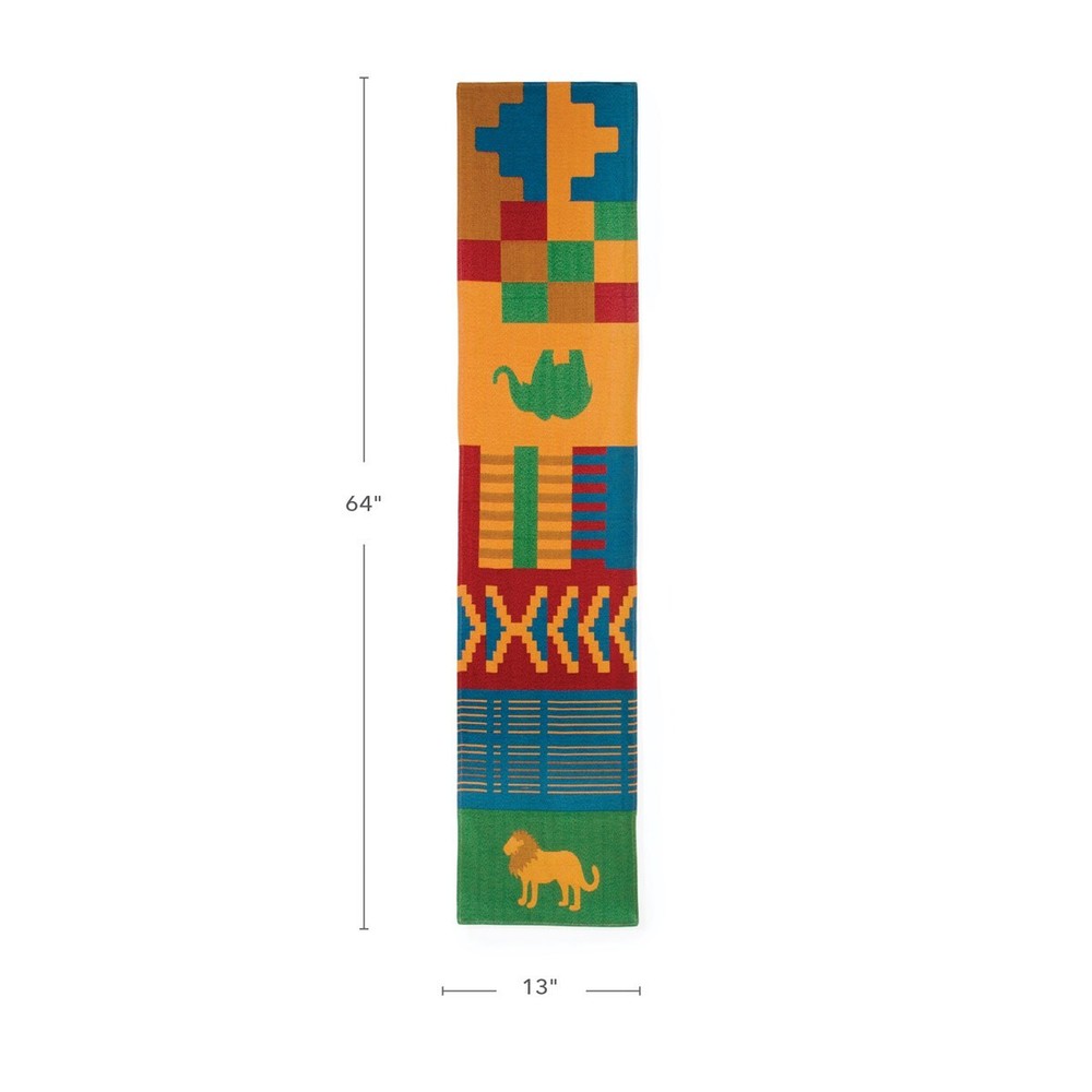 Kaplan Early Learning Colorful Decorative African Runner