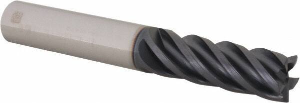 Iscar 1/2" Diam 5 Flute Single End Solid Carbide Corner Chamfer End Mill TiAl...