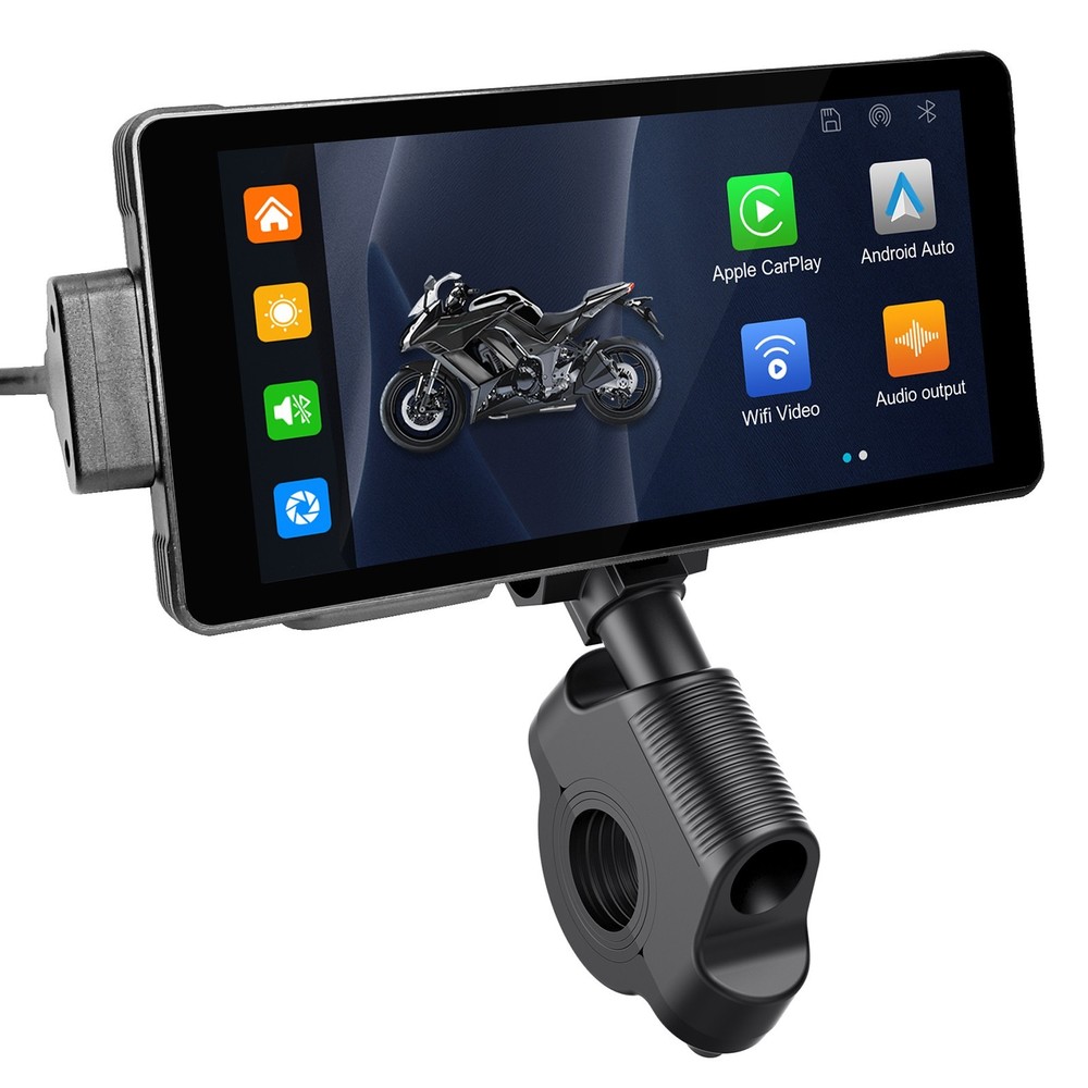 Motorcycle Dashboard 5.5" Touchscreen V4.0 Bluetooth Wireless CarPlay Android
