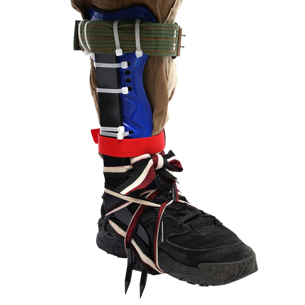 Tree Climbing Spike Tool Adjustable Set Pole Climbing Spurs Steel Climber Forest