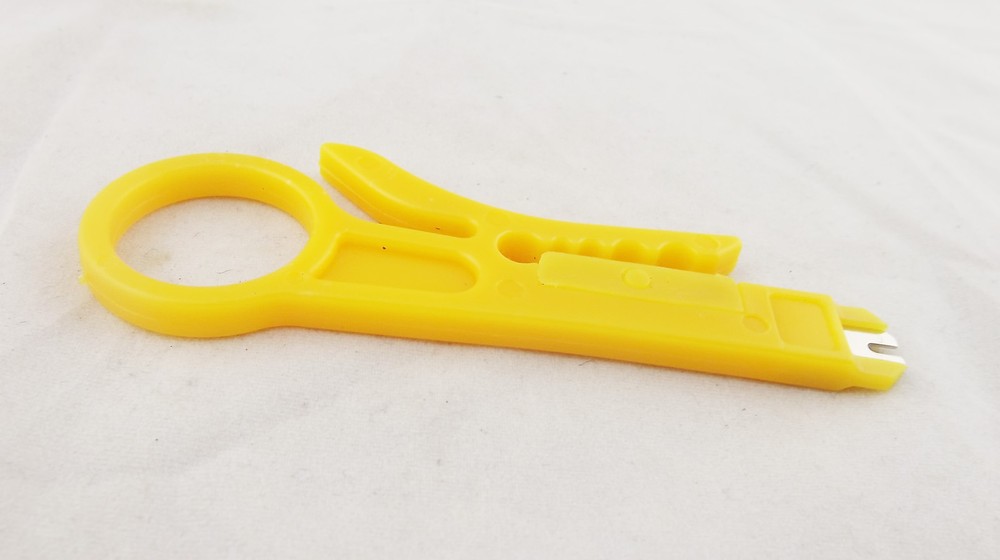 Network Connection Wire Punch Down Cutter Stripper UTP For Cat5 RJ45 Cable Tools