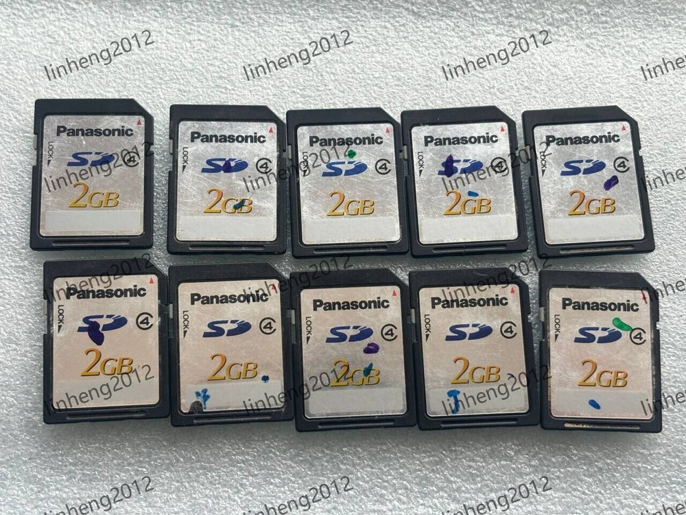10PCS Panasonic 2GB SD Memory card