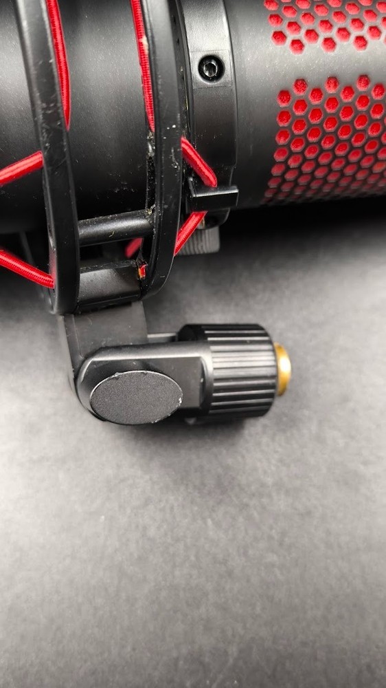 HyperX QuadCast Microphone Used Working Black/Red