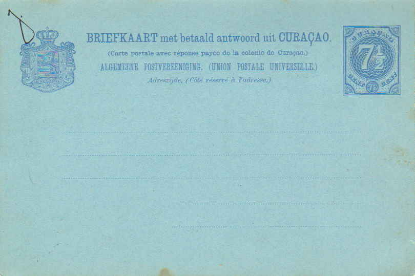Netherlands Antilles Higgins & Gage 14 Unused.