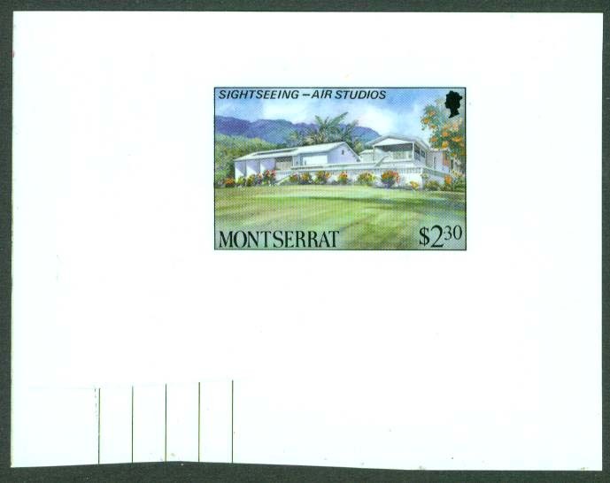 Montserrat 1986 Air Studios $2.30 glossy MASTER PROOF