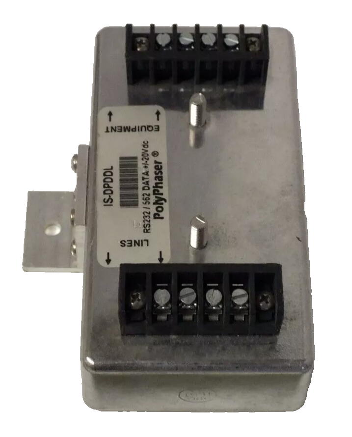 PolyPhaser IS-DPDDL RS232 RS422 RS485 DATA +/- 17Vdc Impulse Suppressor
