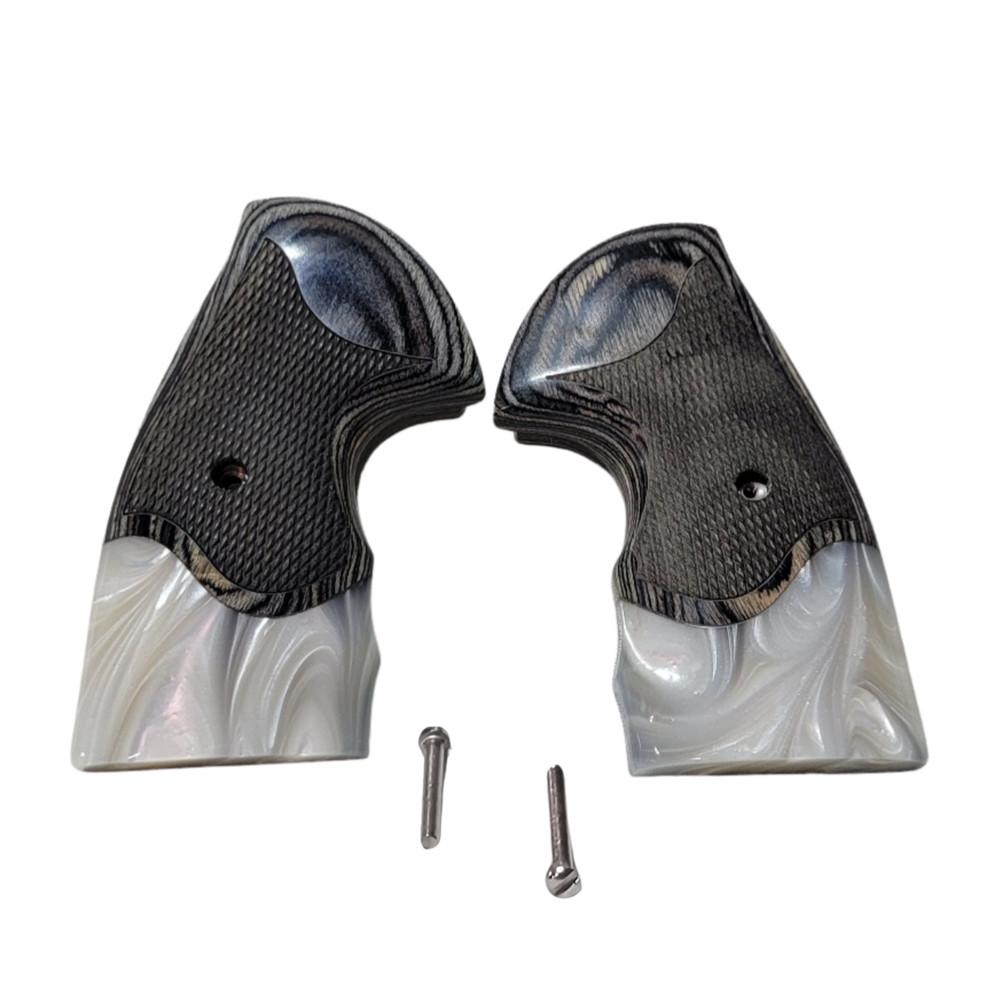 Black Rosewood with Pearl Accent Grips for the Colt Python Grips,Colt Python2020