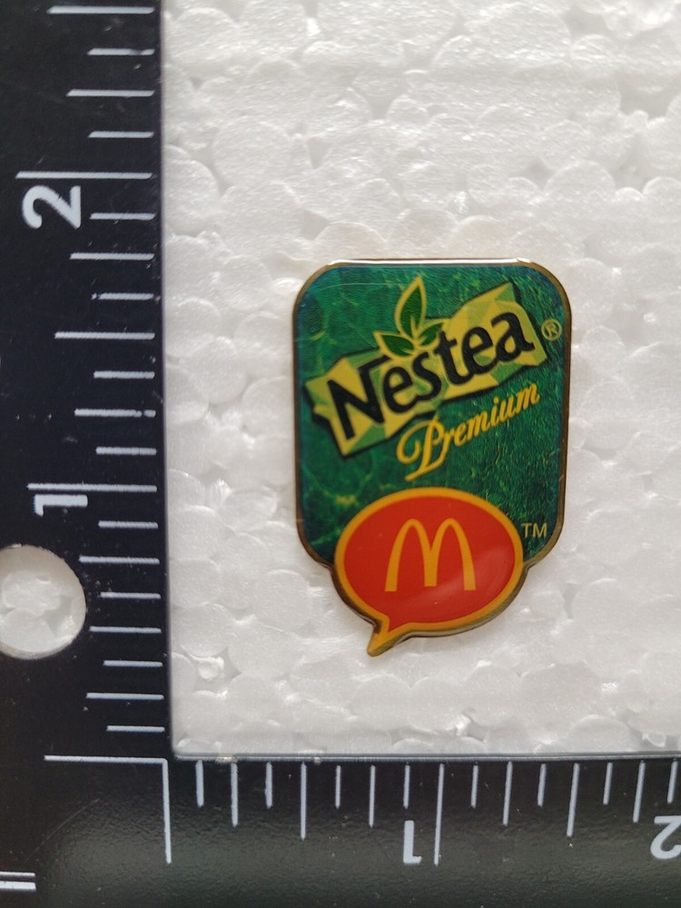 McDonald's LAPEL HAT CREW PIN NESTEA PREMIUM