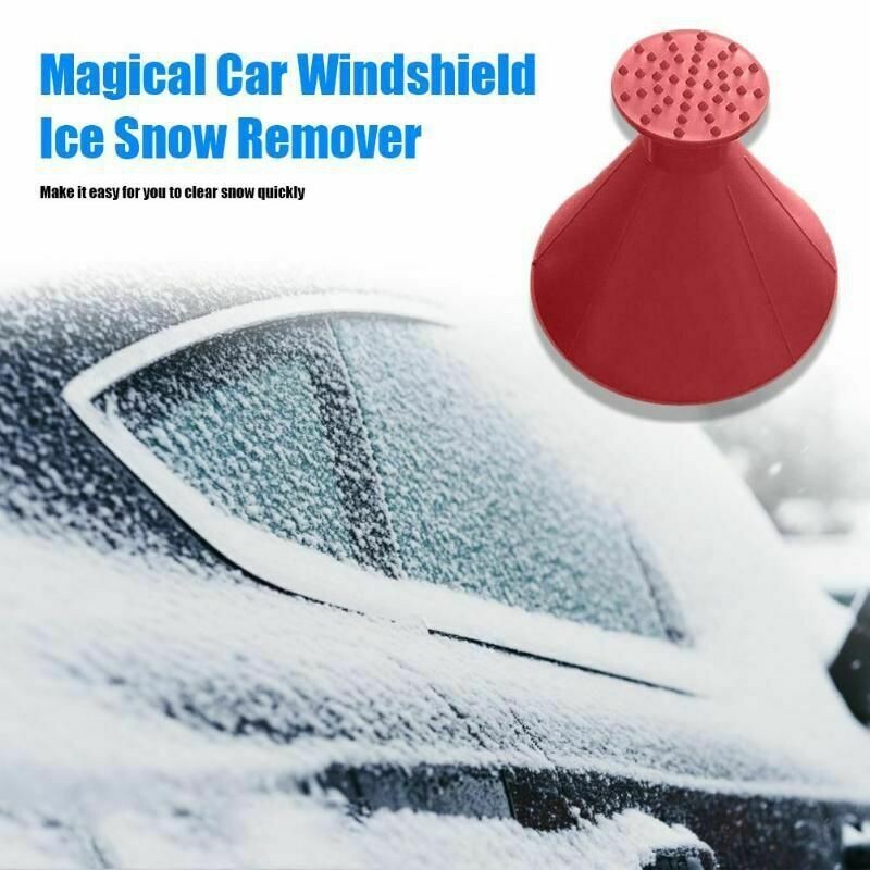 US Car Windshield Magic Ice Scraper Tool Cone Shaped Outdoor Funnel Remover Snow