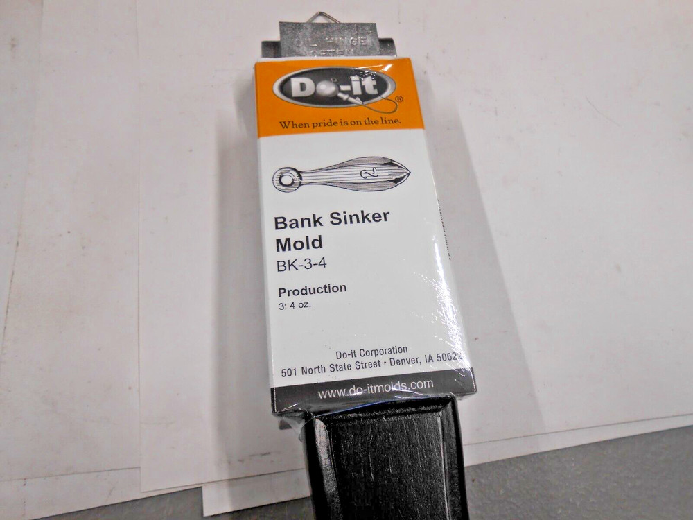 1108 Do-It Bank Sinker Mold 4 oz