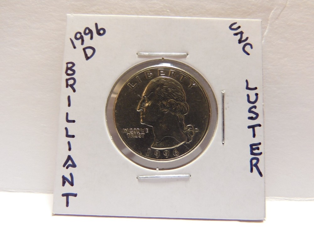 1996 D UNCIRCULATED  WASHINGTON QUARTER