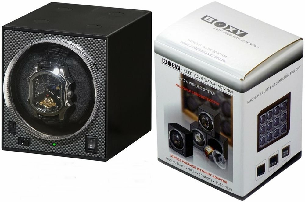 Add-On BOXY Brick Automatic Watch Winder (requires AC Adapter) -Brilliant!