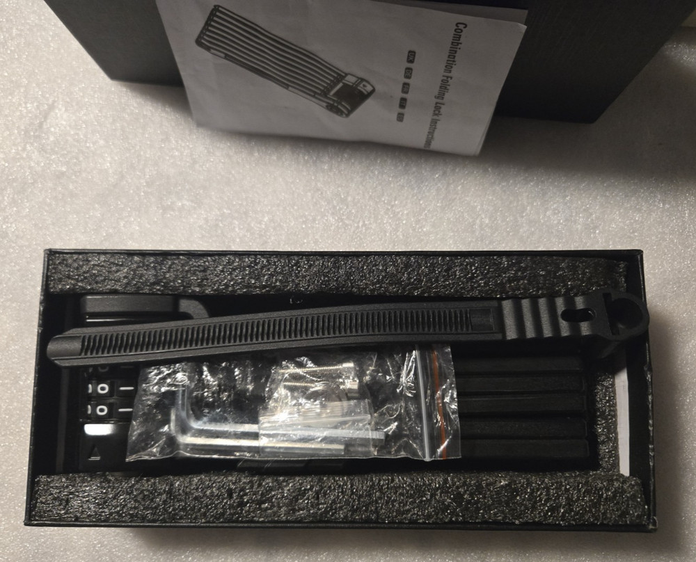 Auto Care Heavy Duty Folding Bicycle lock