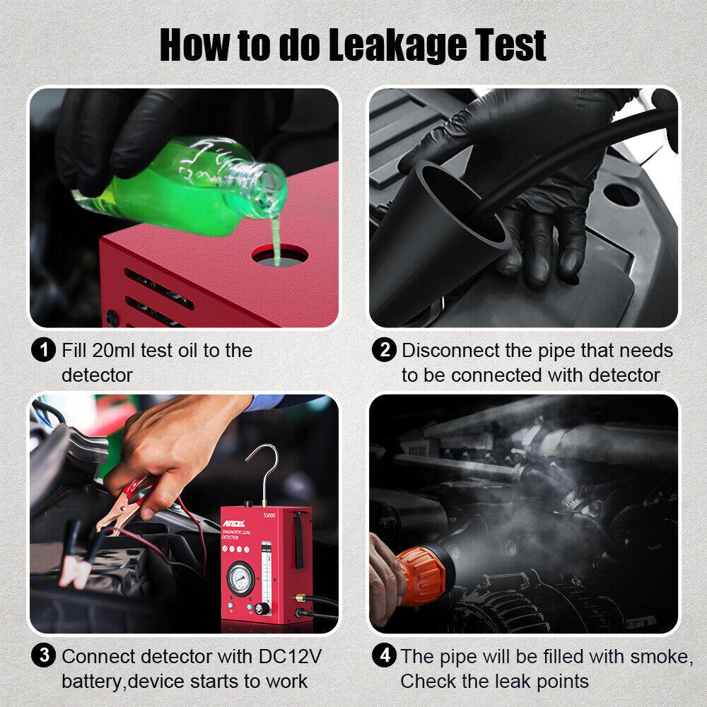 ANCEL S3000 EVAP Smoke Machine Leak Detector Diagnostic Tool for Auto System