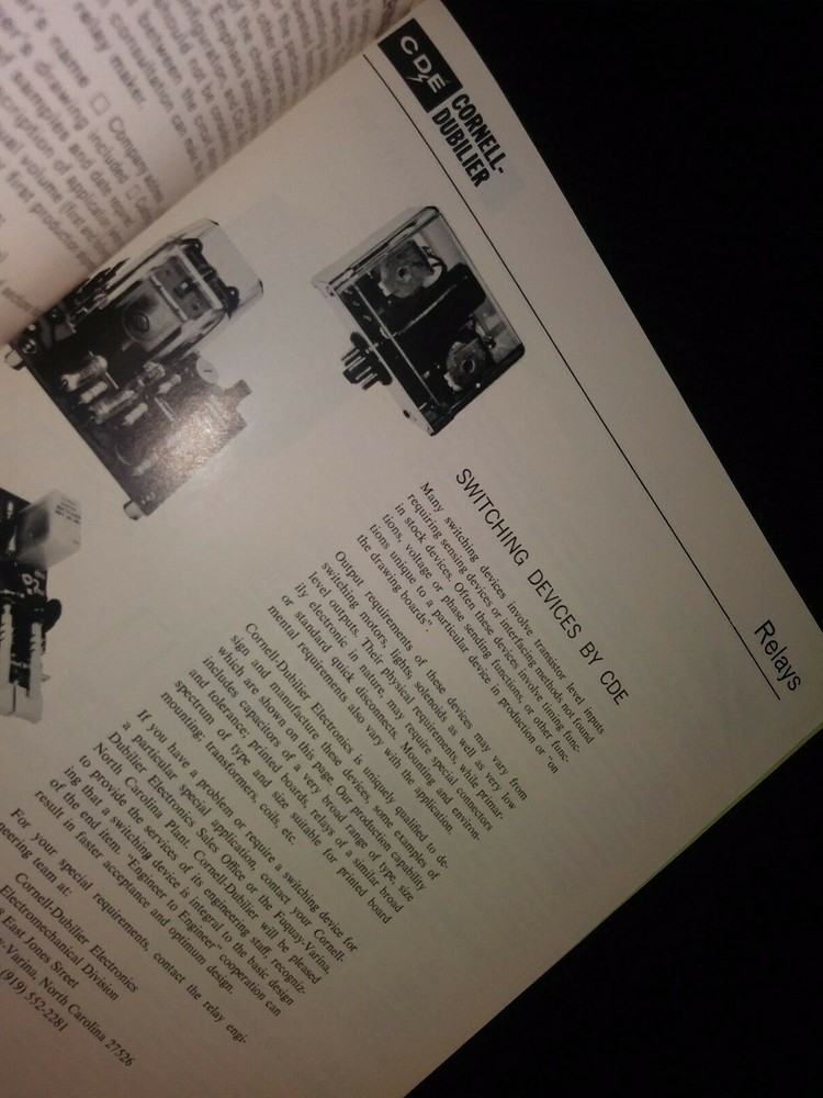 Cornell-Dubilier Electronics Component 1970 Selector Catalog 119 Pages