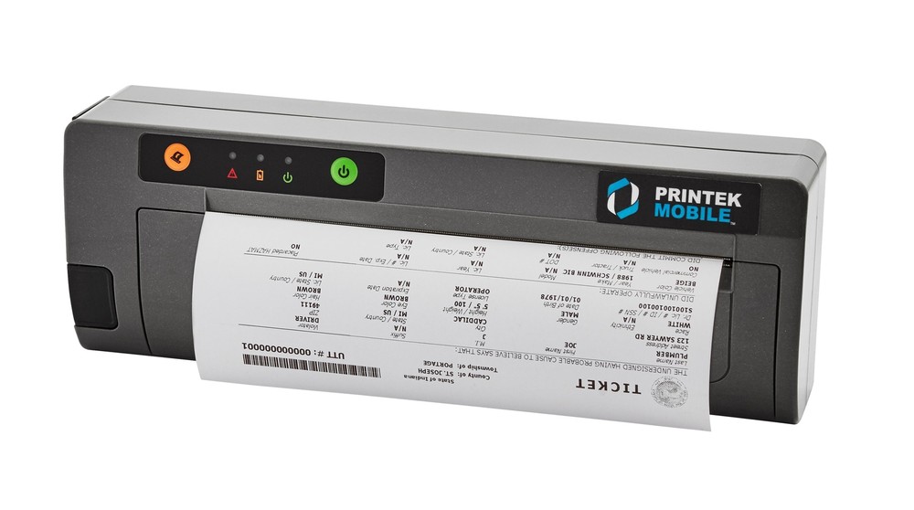Printek 93633 I820 Direct Thermal 8" printer USB Without Battery