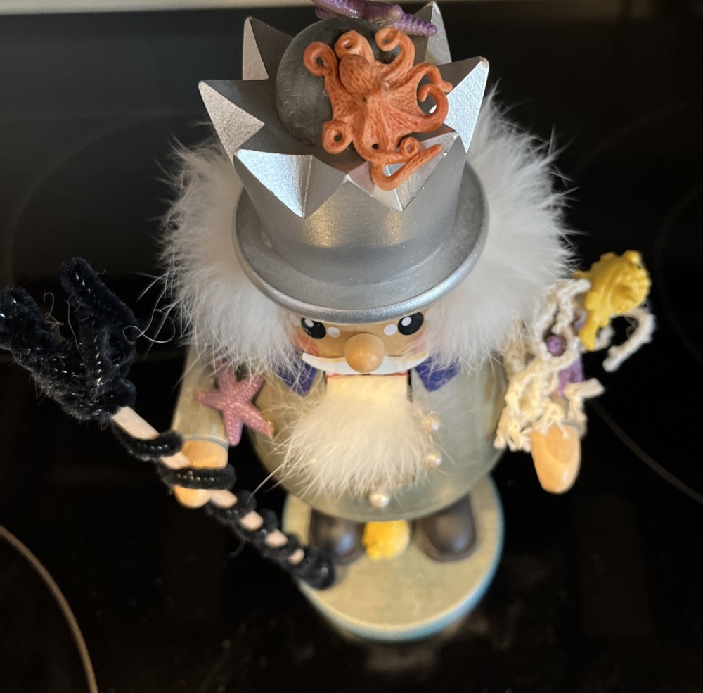 Erzgebirge 8” KING NEPTUNE Nutcracker