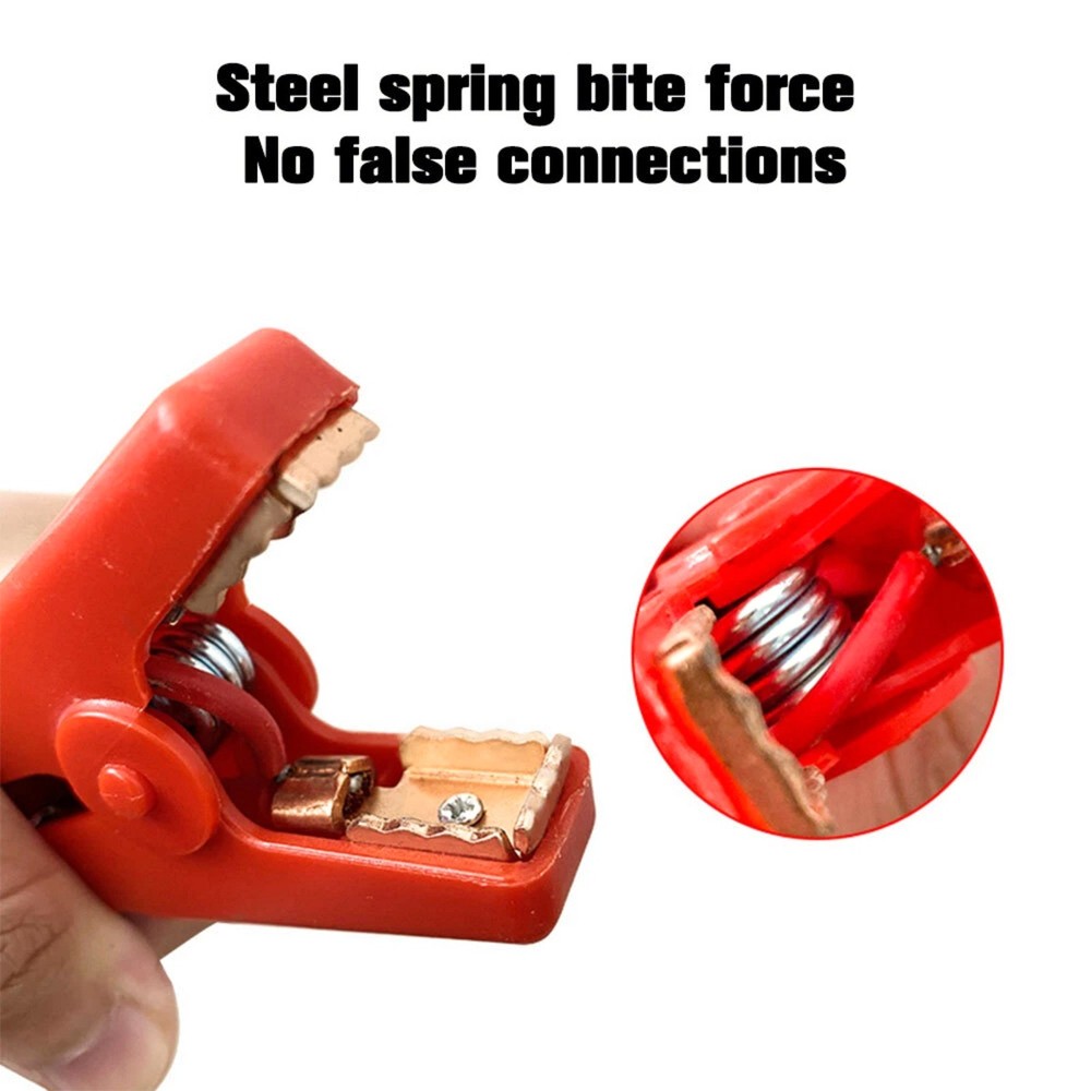 Multi-Functional Smart Battery Clamp with LED Indicators for Jump Starter Packs