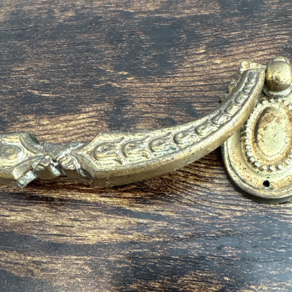 Drexel Triune Autumn Haze Dresser Drawer Pull Brass Vintage Handle MCM