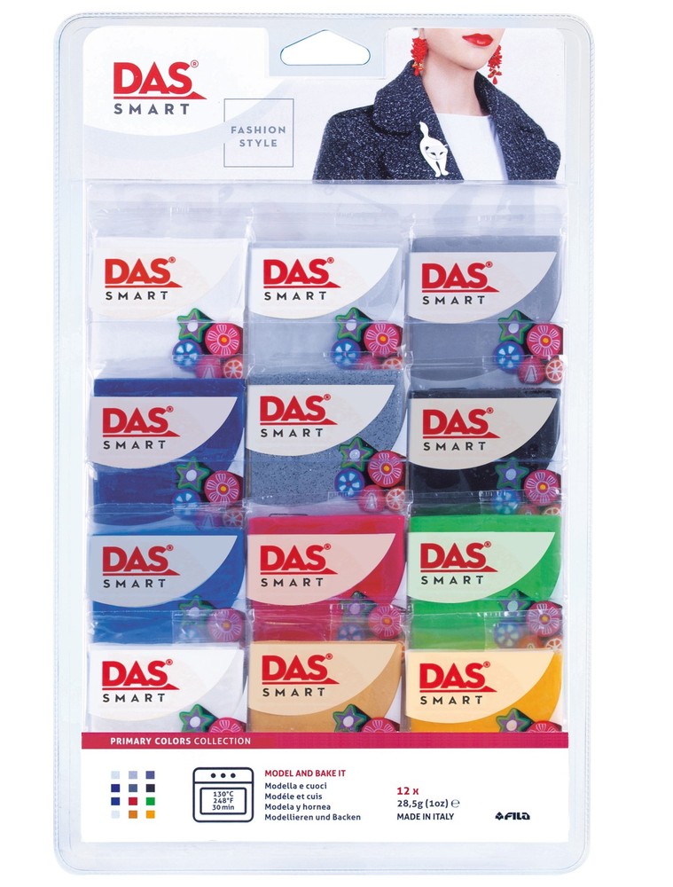 DAS Smart Clay Collection 1oz 12/Pkg-Primary