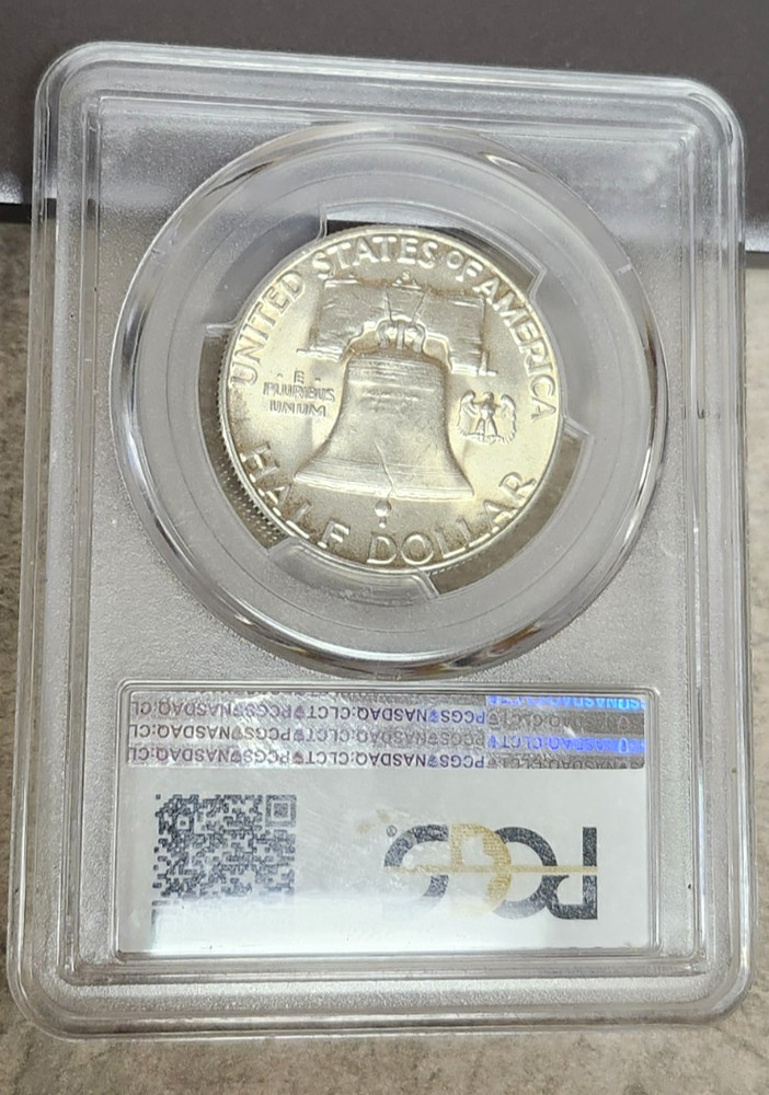 1952-S Franklin Half Dollar - MS64 - PCGS - Lt Toning & Luster
