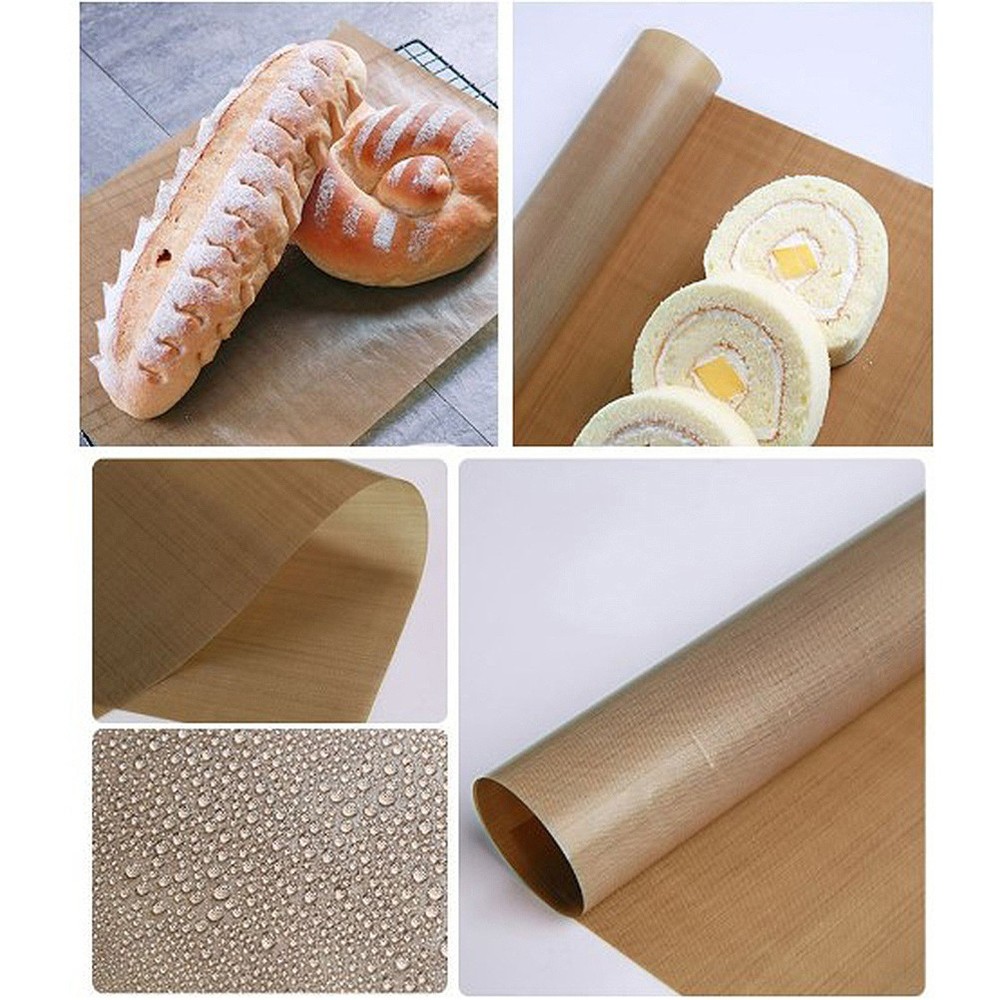 2 Pcs Baking Sheets Reusable Cookie Liner Cloth for Dough Easy Press Mat