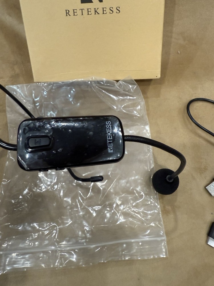 OPEN BOX! Retekess TR503 Tour Guide Wireless Microphone Headset FM Transmitter