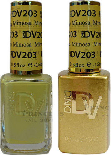 DND DUO DIVA GEL & LACQUER #203 - Mimosa