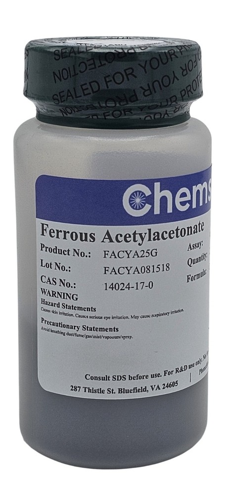 Ferrous Acetylacetonate, 98+%, 25g
