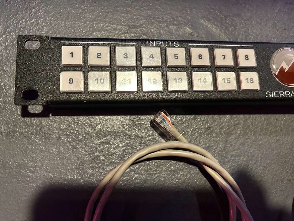 Sierra Video RCP-1616 Remote Control Panel (16x16 Router Controller)