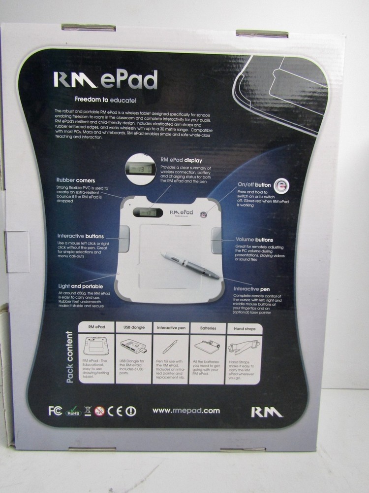 Lot of 4 - RM ePad 1NR-469 Wireless Interactive Tablet - Open Box