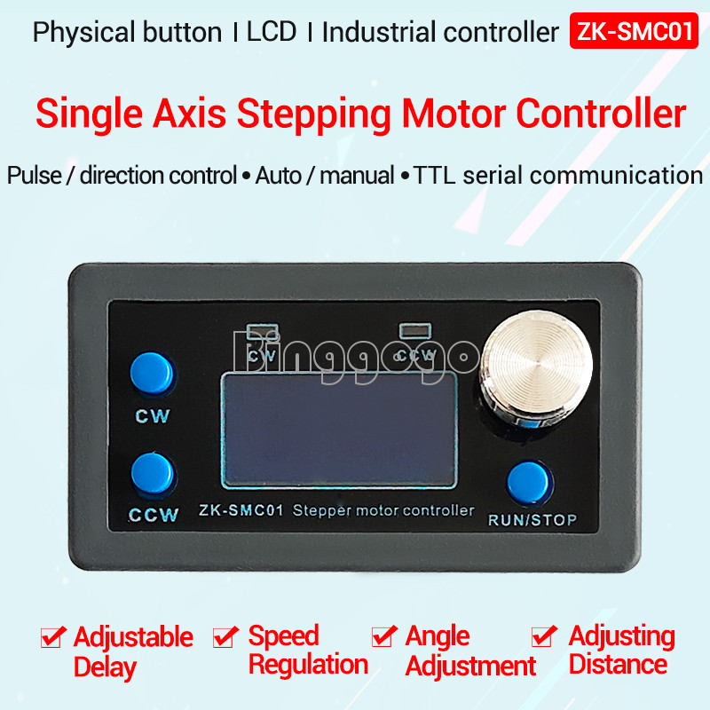 1PCS 42 57 Stepper Motor Controller Reverse Angle Pulse Speed Control Board PLC
