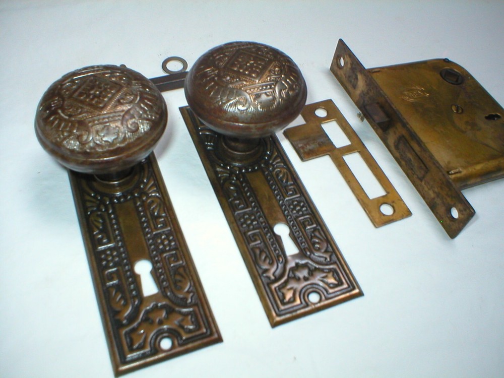 Antique Victorian Era Door Hardware