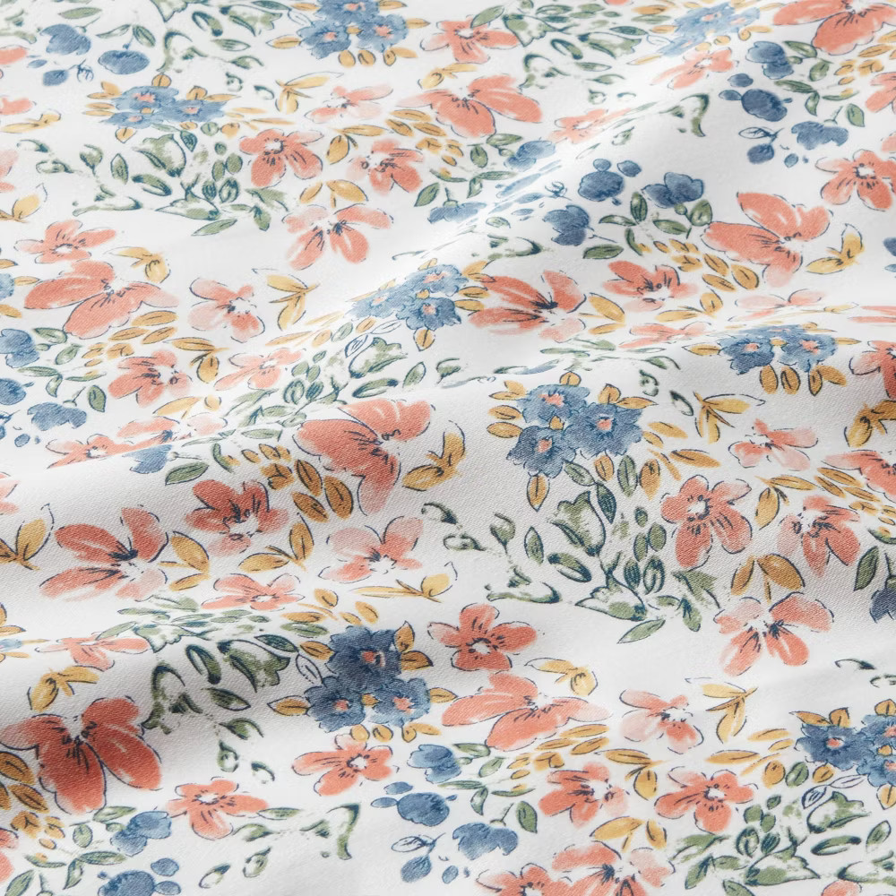 Twin/Twin XL 400 TC Printed Pattern Sheet Set Ditsy Floral -Threshold