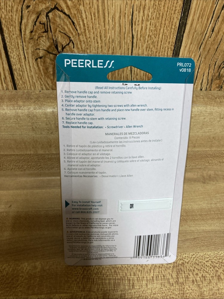 Peerless Universal Faucet Kitchen Knobs New