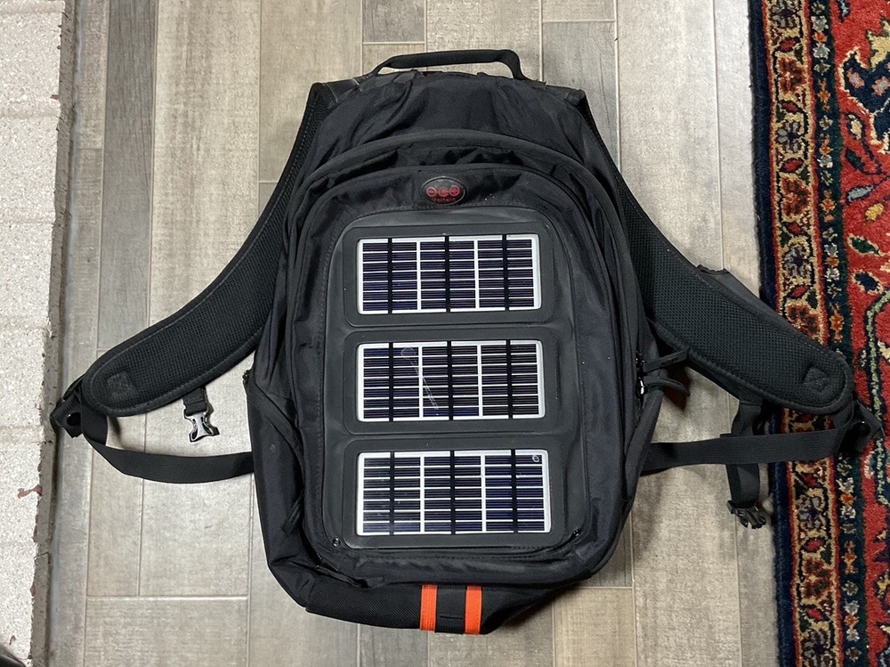 Voltaic Backpack Off Grid Solar Charging Black Pack