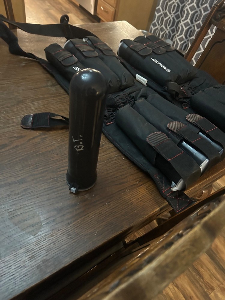 paintball guns and pods