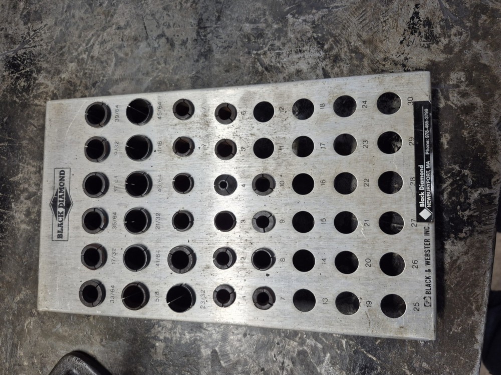 Black Diamond Drill Grinder Size 3 With 28 Collets