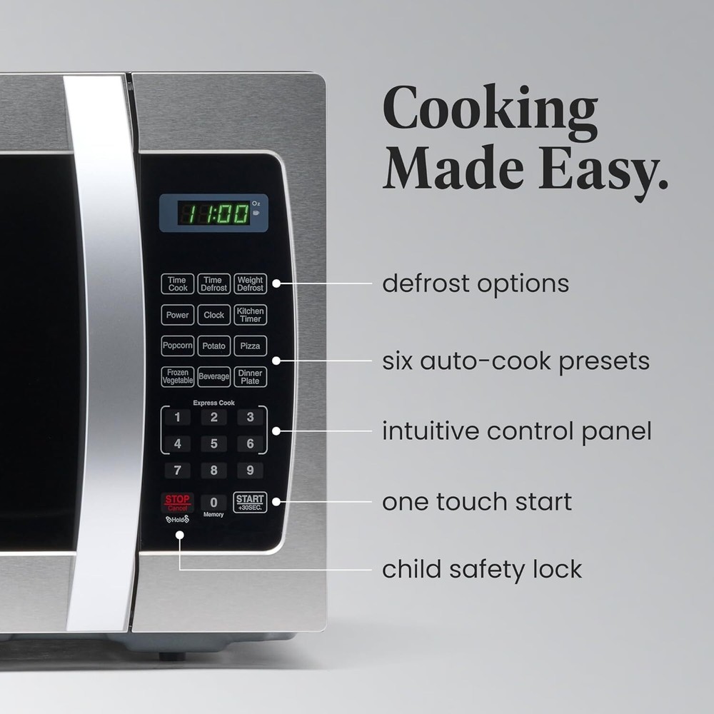 Farberware Countertop Microwave 1000 Watts, 1.3 Cu. Ft. - Microwave Oven