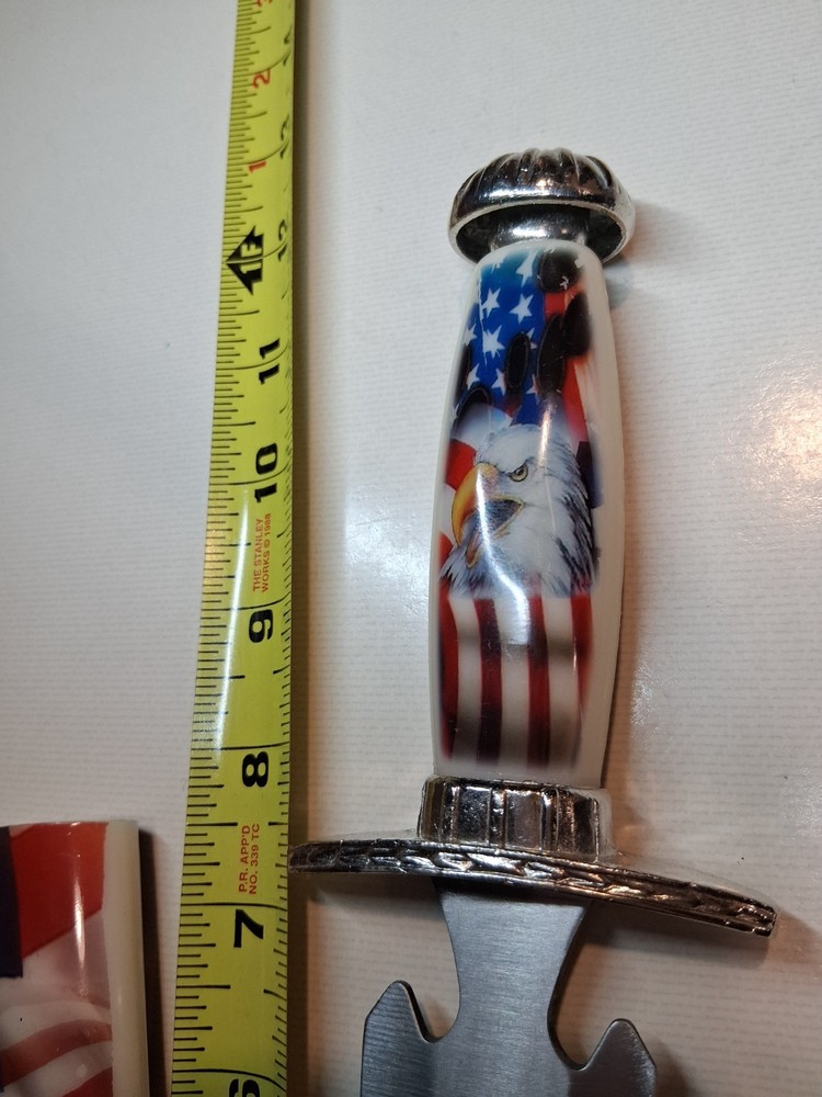 Bald Eagle decorative dagger with sheath