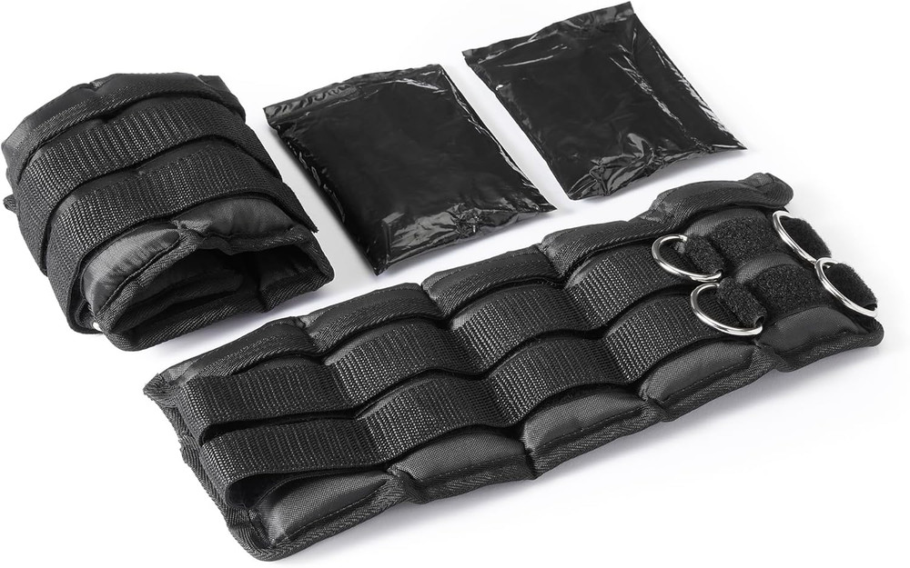 Adjustable Ankle Weights - 2 X 2.5 Lbs