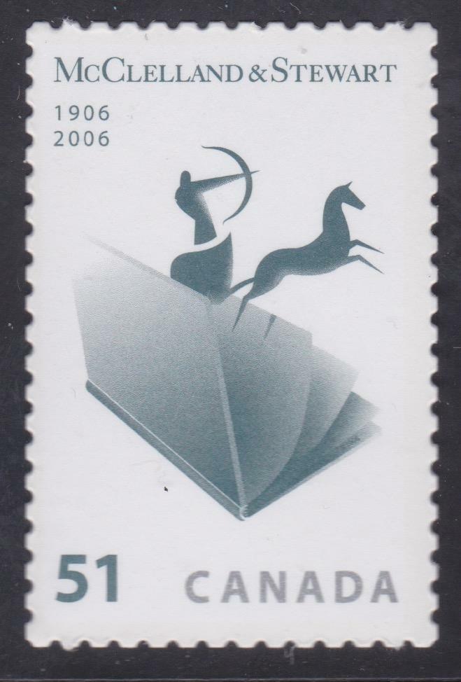 Canada 2006 #2151i  McClelland & Stewart Centenary - Unused