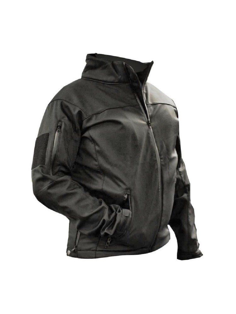 Tactical Jacket Soft Shell with Fleece Lining Black Law Enforcement M & 2XL